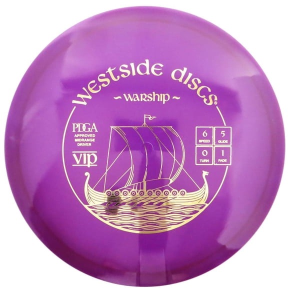 Westside VIP Warship Midrange Golf Disc [Colors may vary]