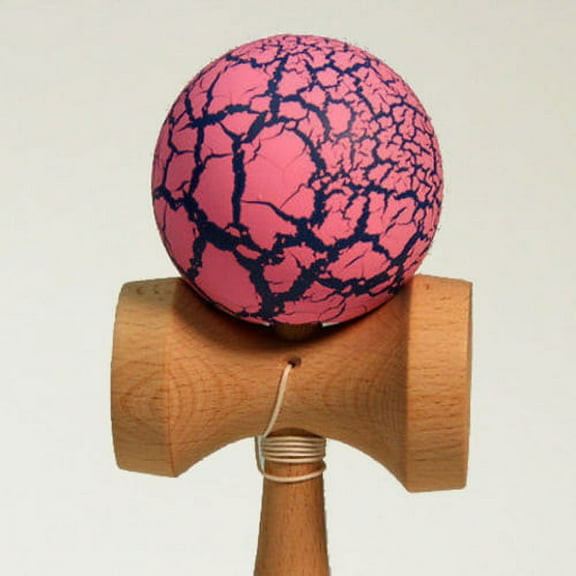 Bahama Kendama Grand Bahama Kendama - Grey and Red Crackle