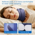 thumbnail image 5 of VELPEAU Neck Brace for Snoring, Neck Support Brace for Sleeping,Soft Cervical Collar Keep Vertebrae Stable & Aligned for Relief of Cervical Spine Pressure(Comfort, M, 3"), 5 of 7