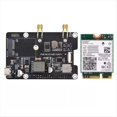 thumbnail image 3 of Para 5 PCIe A M.2 e KEY con PoE HAT+ Tarjeta de Expansión BE200 Tarjeta de Red Inalámbrica Tribanda para RPI 5, 3 of 5