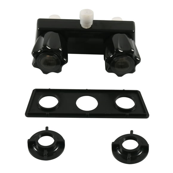Amdohai Robinet de Douche pour VR Déviateur de Valve de Douche pour VR 4” Commande de Valve de Mélange pour Douche de Salle de Bain pour VR Campeur avec Doubles Boutons