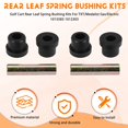 thumbnail image 2 of for Club Car Bushing Kit, Golf Cart Rear Leaf Spring Bushing Kits for  TXT/ Gas/Electric 1015583 1012303, 2 of 7