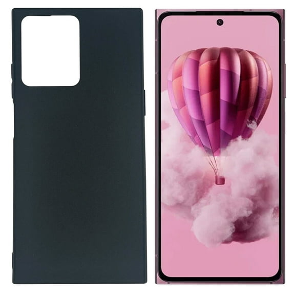 For HMD Skyline TPU 1-Piece Flexible Skin Cover Cell Phone Case - Black