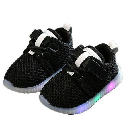 

Newborn Toddler Baby Boys Girls Kids Lumino Sneakers Light Up Shoes LED Shoes
