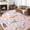 Jungle-Pink, variant on ChakmeOne 8x10 Vintage Jungle Area Rugs Animal Print Rug Machine Washable & Non-Slip Stain Resistant Rugs for Living Room, Bathroom, Kitchen