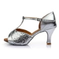 thumbnail image 3 of AZZAKVG Women'S Color Fashion Rumba Waltz Prom Ballroom Latin Salsa Dance Shoes Sandals, 3 of 9