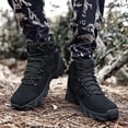 thumbnail image 6 of YOURDIARY Men's Military Tactical Work Boots with Side Zipper, Desert Combat, Army Jungle, Outdoor Hiking Boots, 6 of 9