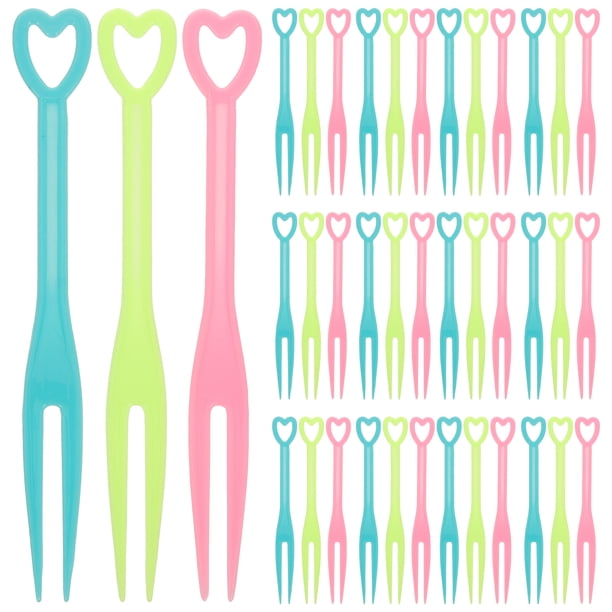 FELTECHELECTR 500 palillos de fruta para bento, tenedores, palillos para comida, pasteles, postres y frutas para niños.