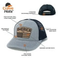 thumbnail image 5 of CRAVE HATS America 1776 Hat, America Trucker Hat, 1776 Trucker Hat, USA Patriotic Hat, 5 of 7