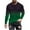 Green, variant on Men's Long Sleeve Shirts Casual Gradient Color Print Pullover Graphic Tee Shirts 2024 Fashion Athletic Sweatshirts