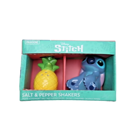 PALADONE Stitch & Pineapple Salt and Pepper Shakers Set