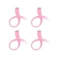 thumbnail image 2 of 4 Uds. Pelucas teñidas con orejas colgantes, pelucas de cabello humano liso de colores, pelucas de Color sólido, extensiones de cabello, pinzas para e Rosa, 2 of 8