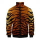 thumbnail image 2 of Chaquetas con estampado de tigre en 3D para hombre, chaqueta informal de manga larga a la moda, ropa de calle transpirable, abrigos holgados y cómodos con cremallera, 2 of 4