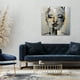 thumbnail image 3 of Cuadro  decorativo moderno para sala o recamara Silueta de Rostro de Mujer con Toques Dorados Tipo Pintura Moderno Estilo Abstracto Acabado Galería Listo para Colgar Maxigráfica Shop  Cuadro Retrato Abstracto, 3 of 8