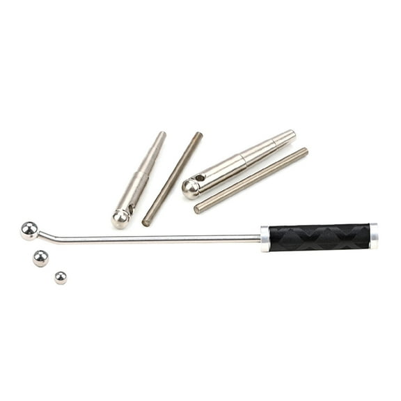 SIEYIO Trumpet Repair Handle Metal Truing Tool With 2 Metal Ball Trumpet Repair Tools