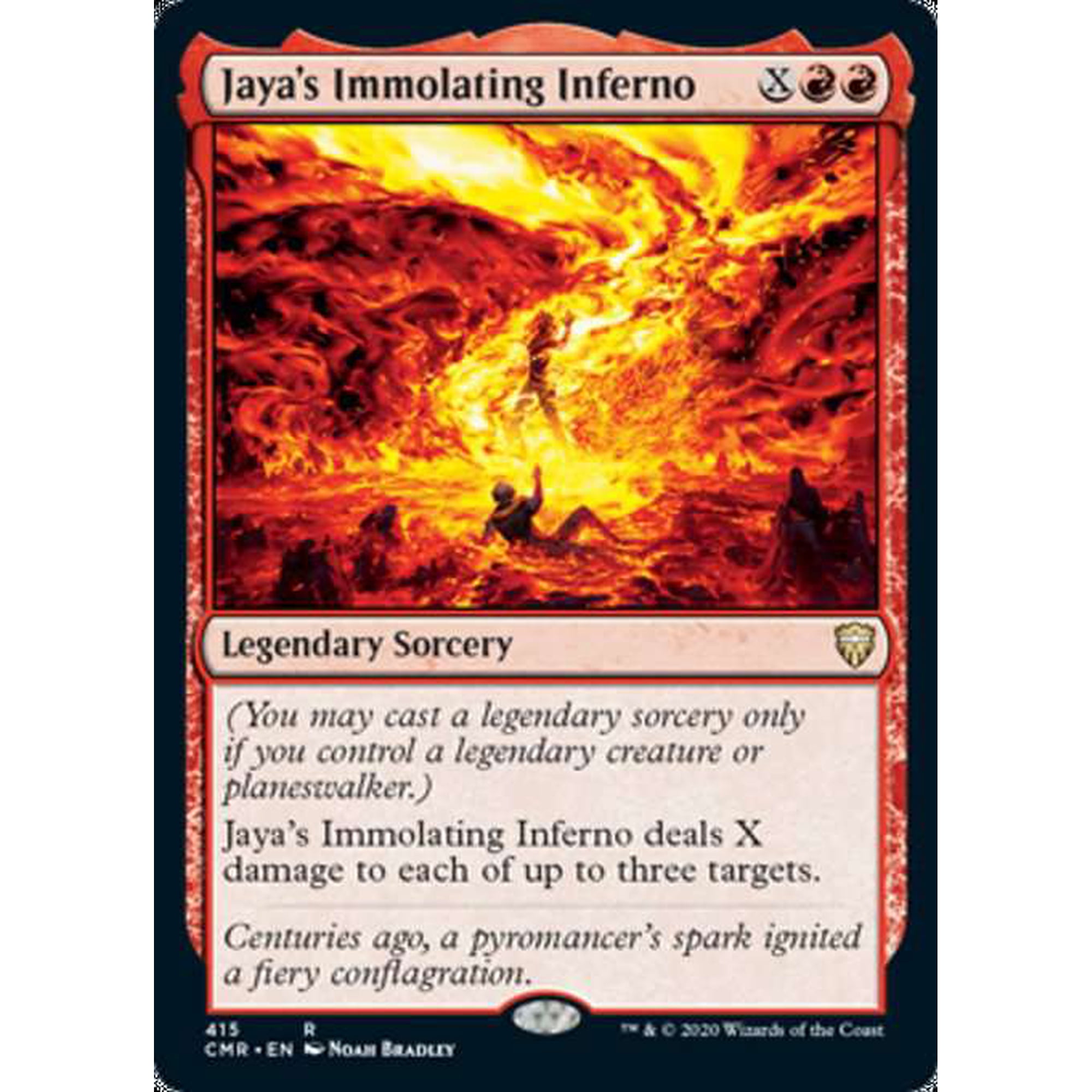 MtG Commander Legends Rare Jaya's Immolating Inferno #415