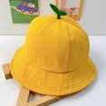 thumbnail image 2 of iHPH7 Beach Bucket Hat Summer Hats for Kids Girls Hats for Kids Ages 4-8 Kids Sun Hats with Uv Protection Kids Beach Hat, Yellow One Size, 2 of 5