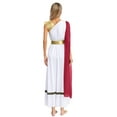 thumbnail image 2 of Haitryli Womens Ancient Greek Princess High Waist Tunic Dress Roman Empress Toga Burgundy S, 2 of 6