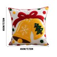 thumbnail image 2 of Christmas Plush Pillow Cover 18x18 Inches, Decorative Holiday Throw Cushion Sleeve for Living Room Sofa, Couch & Home Decor, 1 Pack, 2 of 2