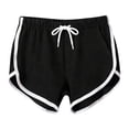 thumbnail image 6 of KPOPLK Athletic Shorts for Women S-3XL Summer High Waisted Workout Shorts Dolphin Running Shorts Tennis with Zip Pocket Size XXXL,Black, 6 of 6