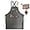 Dark Grey, variant on Chef Apron, Cotton Canvas Cross Back Apron with Pockets for Women and Men,Adjustable Strap and Large Pockets Apron,Kitchen Cooking Baking Bib Apron