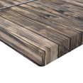 thumbnail image 2 of Ambesonne Rustic Fitted Sheet, Long Farmhouse Planks, Twin Size, Brown and Grey, 2 of 3