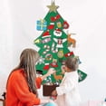 thumbnail image 5 of Colgante del árbol de Navidad JanHm de fieltro DIY con 30 ornamentos del brillo, 5 of 5
