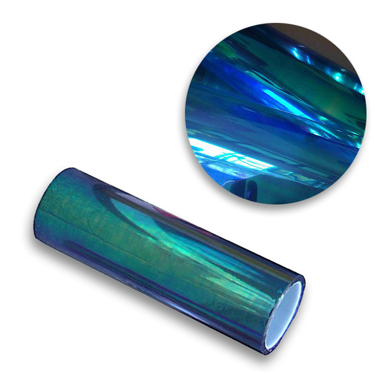 Car Headlight Tint Film,Colorful Blue Chameleon Film for Car SUV Headlight Taillight Vinyl Tint Film Wrap 12"x78"