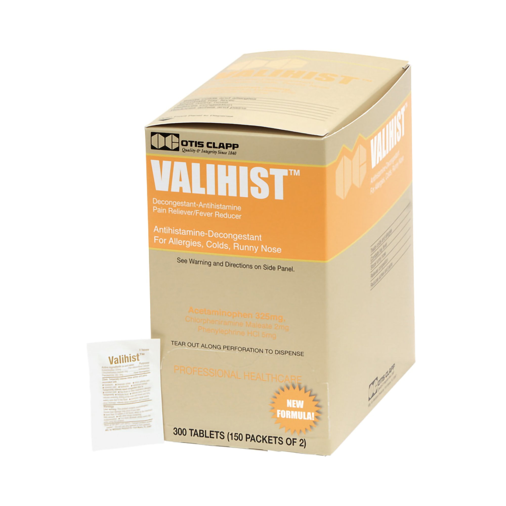 Valihist™ Acetaminophen / Chlorpheniramine Maleate / Phenylephrine Cold