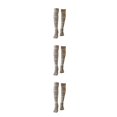 thumbnail image 2 of Sonducket 1 par de medias por encima de la rodilla para mujer, calcetines ajustados de punto, medias para mujer Type1 NO1, 2 of 6