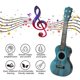 thumbnail image 4 of Juguetes de piscina, juguetes para bebés, juguetes para niños pequeños, hipopótamo, guitarra, ukelele, instrumento de simulación, juguete de educación temprana, guitarras de plástico para niños., 4 of 6