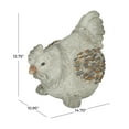 thumbnail image 4 of DecMode 13" Indoor Outdoor Chicken Garden Sculpture, 4 of 9