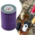 thumbnail image 3 of BUYISI 1.0Mm 70M Round Waxed Thread For Leather Craft Sewing Diy Jewelry Handmade Braided Polyester Cord Wax Coated Strand Strings Purple, 3 of 5