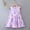Light Purple, variant on RTKFRFLM Girls Floral Print Sleeveless Dress with Buttons Kids Crewneck Summer Beach Sundress Toddler Sweet Flower Patterned Gown Soft Cotton Vacation Clothing for Ages 12 Months-7 Years