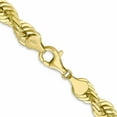 thumbnail image 4 of 10K Yellow Gold 7mm Diamond-Cut Rope Chain (24 X 7) Made In Peru 10k050-24, 4 of 5
