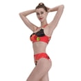 thumbnail image 6 of Picia Sushi Women's High Waisted Bikini Scoop Neck Swimsuit Two Pieces Bathing Suit-, 6 of 8