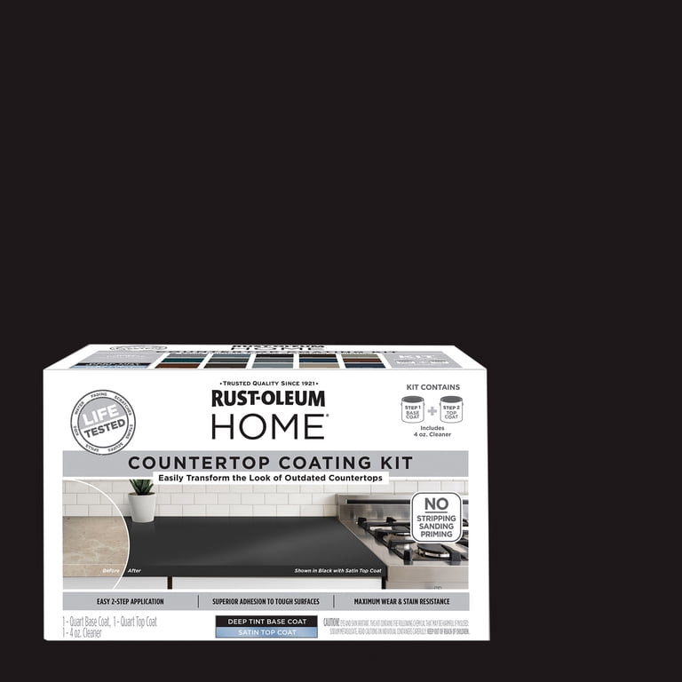 Rust-Oleum Home Countertop Satin Coating Kit, Black photo 1