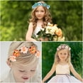 thumbnail image 6 of ZYNERY 5PCS Flower Crown Headbands Flower Headbands for Women Girls, Multicolour Flower Hair Wreath Floral Headpieces Festival Hair Accessories for Wedding Party Festival, 6 of 10