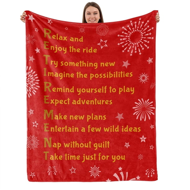 LHSHID Birthday Gifts for Grandma A Heartwarming Hug in a Blanket for Grandma Christmas Day Retirement Gifts for Grandma Blanket 60x80in