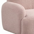 thumbnail image 2 of Raelynn 25.5"W Pink Sherpa Fabric Bear-Shaped Kids Armchair, 2 of 5