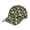 thumbnail image 1 of Fotbe Bear Sunflower Gorro Clásico de Béisbol, Gorra Ajustable con Broche Snapback, Gorro de Exterior de Algodón Suave, 1 of 6