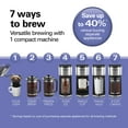 thumbnail image 2 of Hamilton Beach 7-in-1 Coffee Maker, Barista Coffee Machine, Black and Stainless, 2 of 12