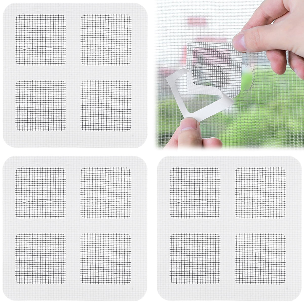 NKTIER 3PCS Window Screen Repair Kit,Door and Window Screen Repair Kit