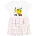 thumbnail image 3 of Inktastic Dinosaur 2nd Birthday 2 Year Old Party Girls Toddler Dress, 3 of 5