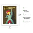 thumbnail image 2 of Cognac Boutelleau - Vintage French Advertising Poster by Leonetto Cappiello c.1919 - Bamboo Fine Art 290gsm Paper (Unframed) 17x22in, 2 of 4