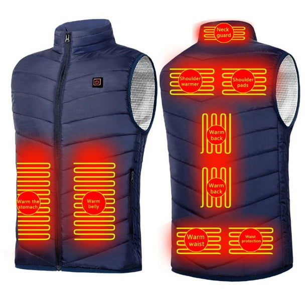 Heated Vest USB Electric Heated Vest Heated Jacket Winter Vest for ...
