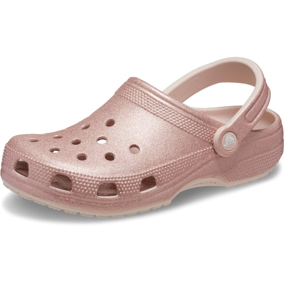 Zapatos Crocs Classic Zueco con purpurina de cuarzo con purpurina unisex