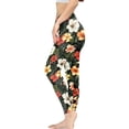 thumbnail image 3 of DISNIMO Hibiscus Flowers Printed High Waisted Leggings for Women, Soft Yoga Pants Leggings Stretch Workout Leggings for Yoga Gym, Multicolor, XS, 3 of 6