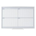 thumbnail image 1 of MasterVision Planning Board Magnetic Dry Erase 4 Month, 24" x 36" with Aluminum Frame, 1 of 4