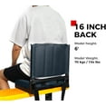 thumbnail image 5 of BEATS Stadium Seats with Back Support Bleacher Chairs with Back and Cushion Thick Padded Bleacher Seats Includes Shoulder Strap, 5 of 10